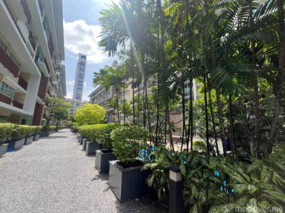 7 garden and log stroll in the Clover Thonglor Residence